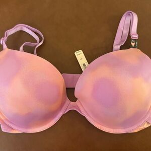 Victoria's Secret Lavender and Peach Bra Push-Up Bra NWT